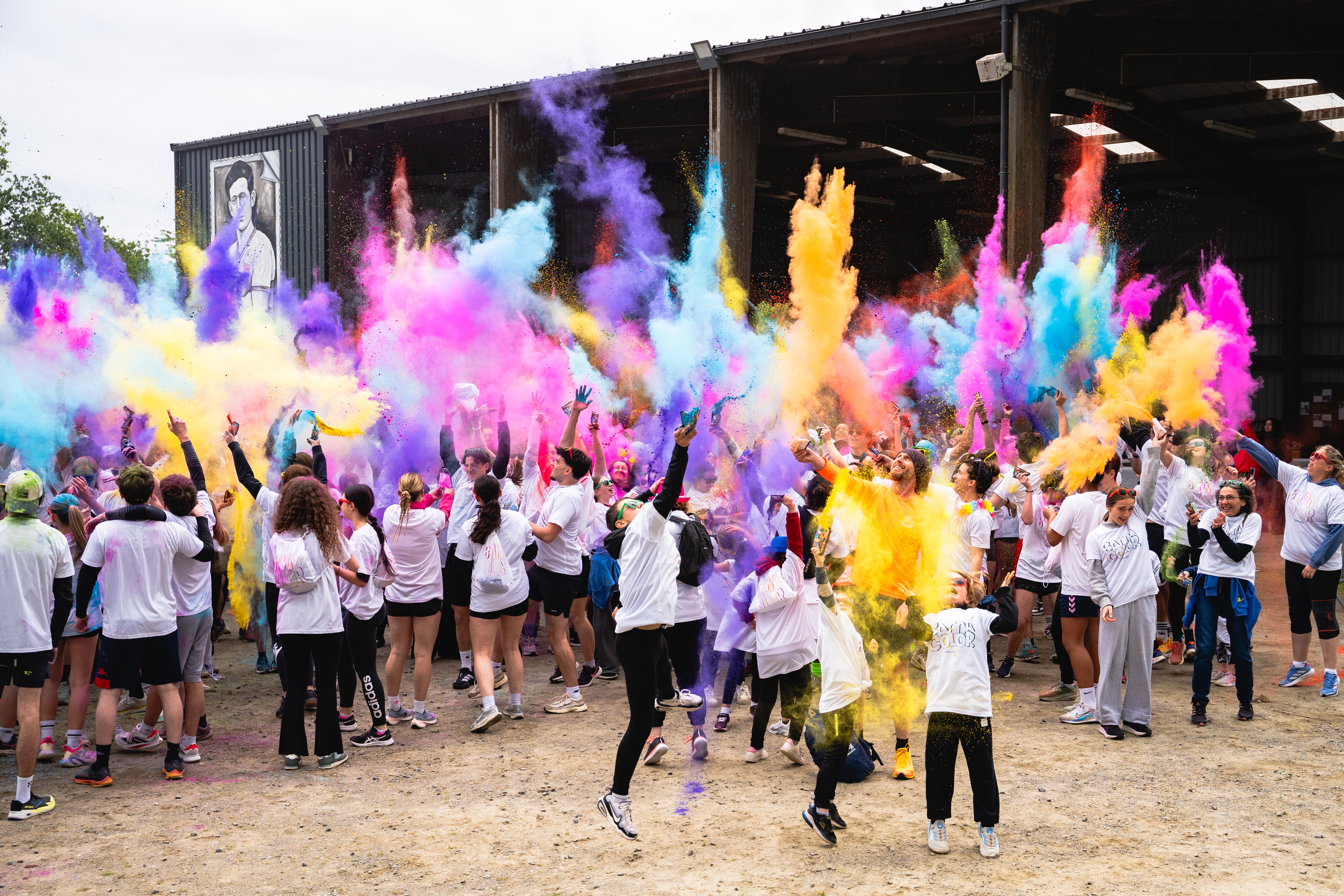 Participants de la Bannacolor à Bannalec